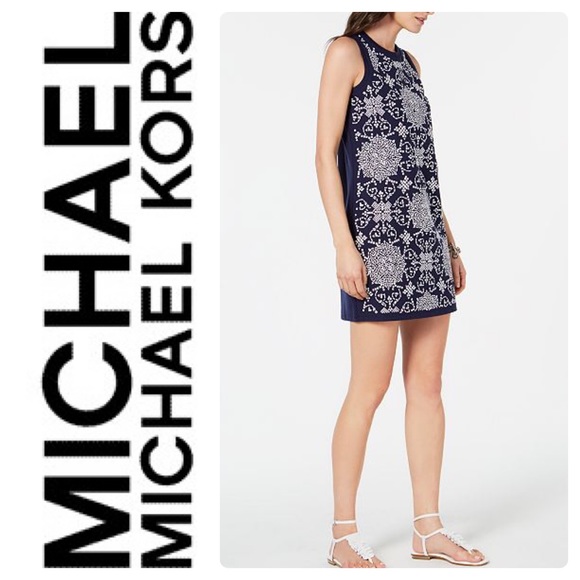 michael kors embellished dress